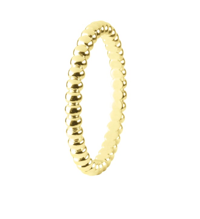 PERLEE SMALL MODEL RING, YELLOW GOLD_484417