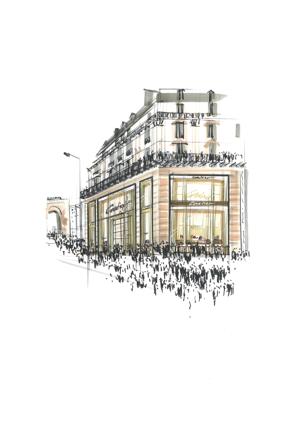 Cartier rouvre ses portes au 154 Champs-Élysées