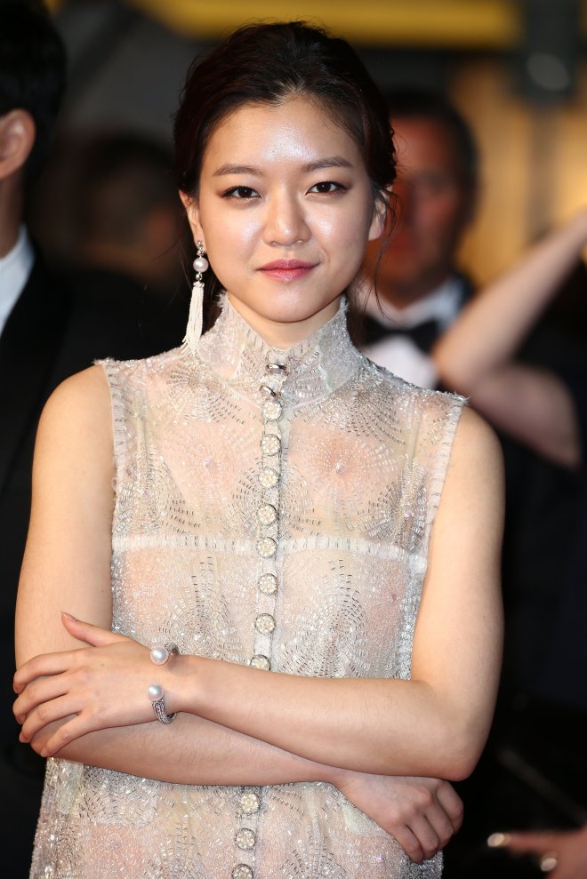 CANNES, FRANCE - MAY 18:  Ko Ah-Sung attends the Premiere of "O Piseu" ("Office") during the 68th annual Cannes Film Festival on May 18, 2015 in Cannes, France.  (Photo by Andreas Rentz/Getty Images)