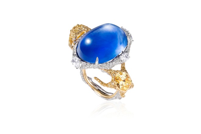 bague White Label Sapphire Starfish ring, Cindy Chao The Art Jewel